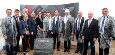 Laying the Foundation of odelo-Farba Bulgaria Factory in Plovdiv